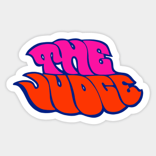 The Original "The Judge" Artwork Sticker